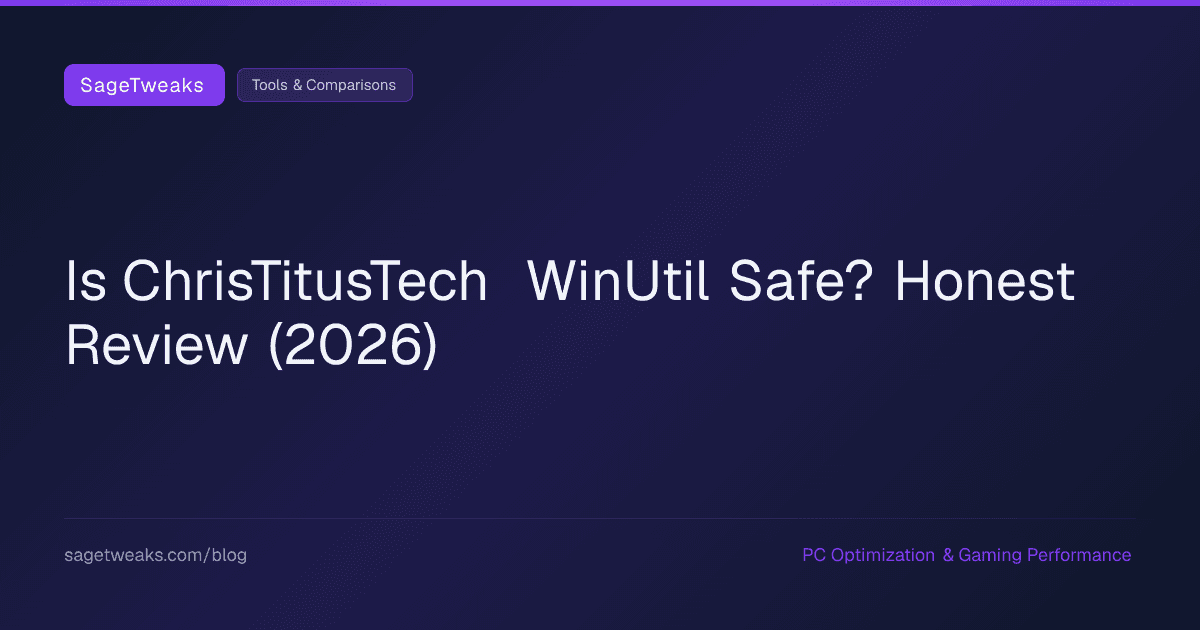 Cover image for Is ChrisTitusTech WinUtil Safe? An Honest Review (2026)