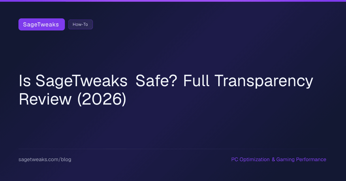 Cover image for Is SageTweaks Safe? What the App Does and Doesn't Do