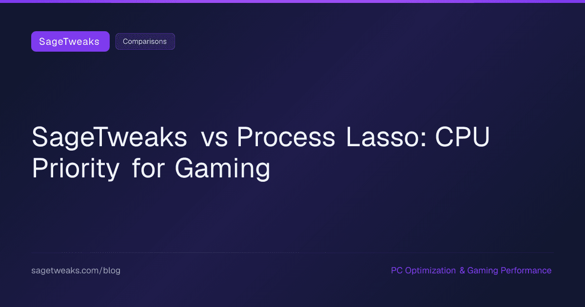 Cover image for SageTweaks vs Process Lasso: Which Handles CPU Priority Better?