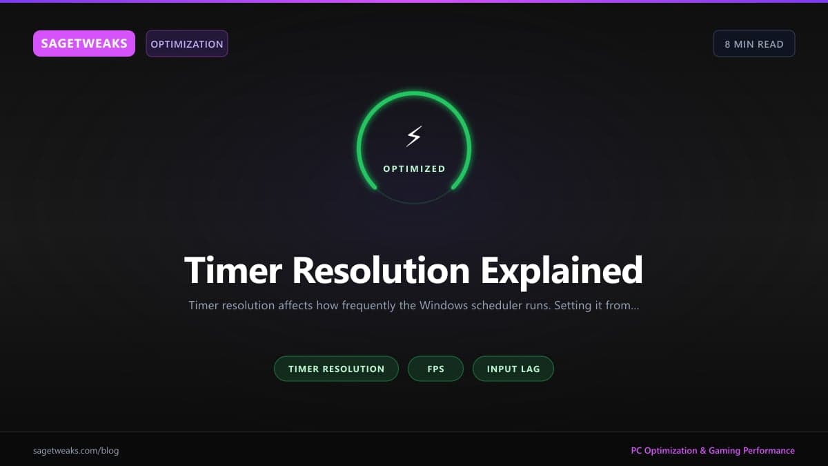Cover image for Timer Resolution Explained: Does It Actually Improve FPS?