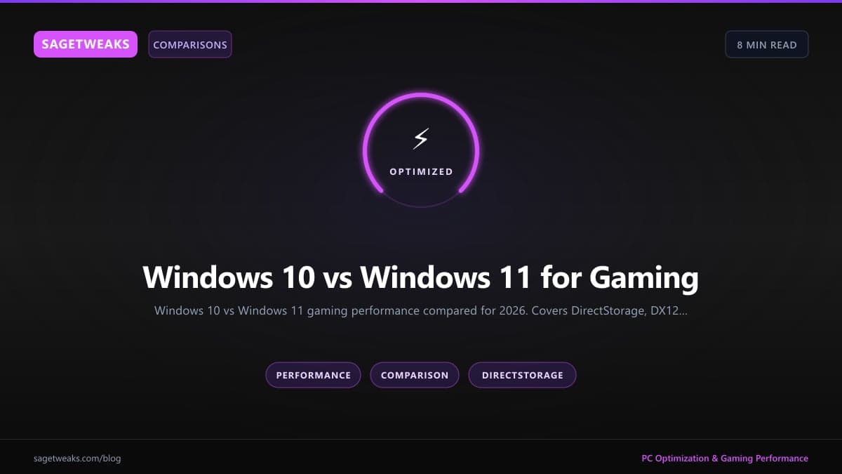 Cover image for Windows 10 vs Windows 11 for Gaming: Which Is Faster in 2026?