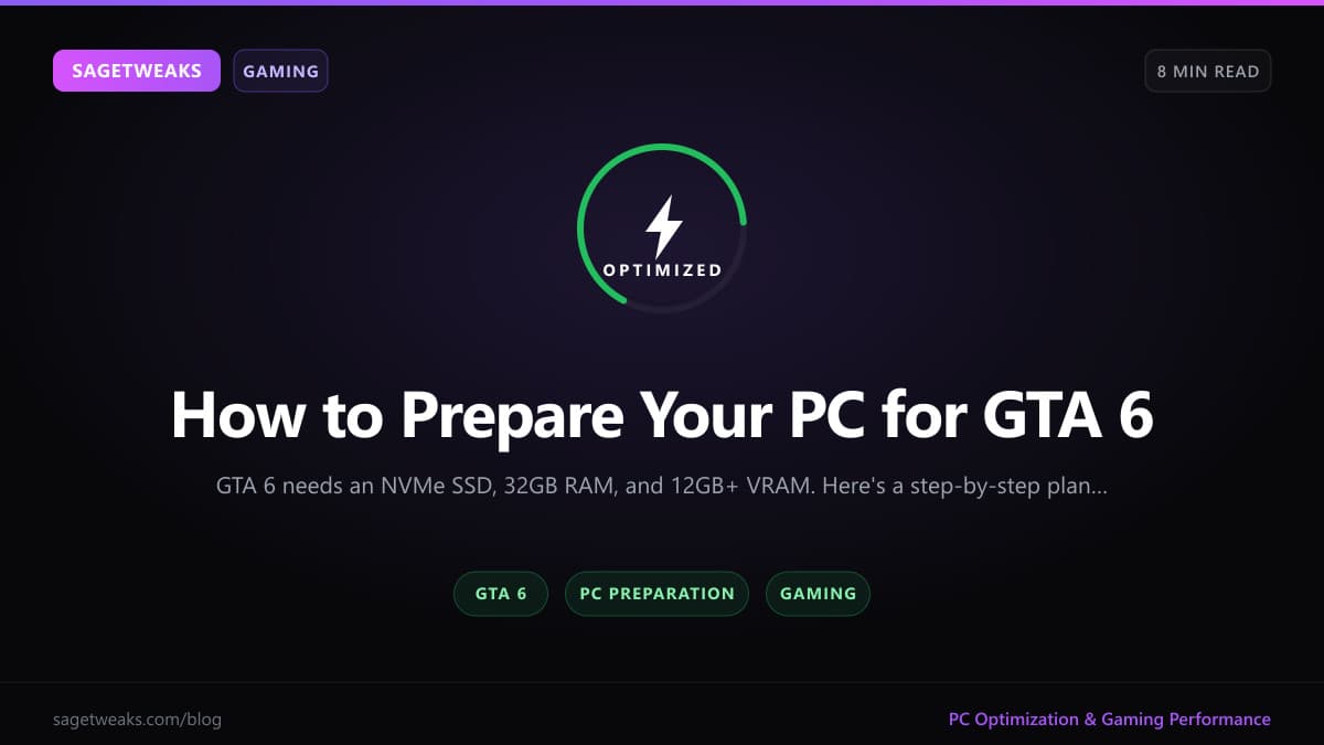 Cover image for How to Prepare Your PC for GTA 6: Complete Readiness Guide